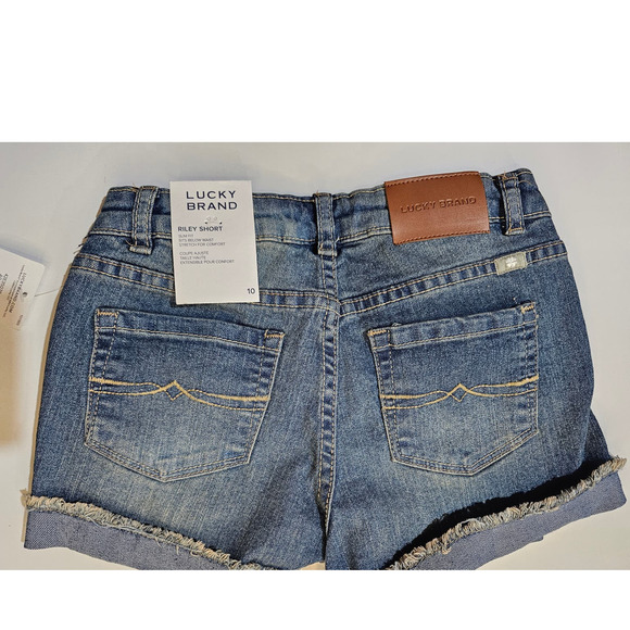 LUCKY BRAND Big Girls Riley Cuffed Denim Shorts Size 10 NWT - Picture 5 of 6